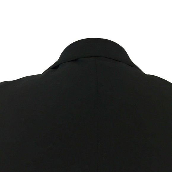 Lands End Suit Jacket Blazer Sports Coat Mens 44L Black 2 Button Single Vent - Picture 11 of 12